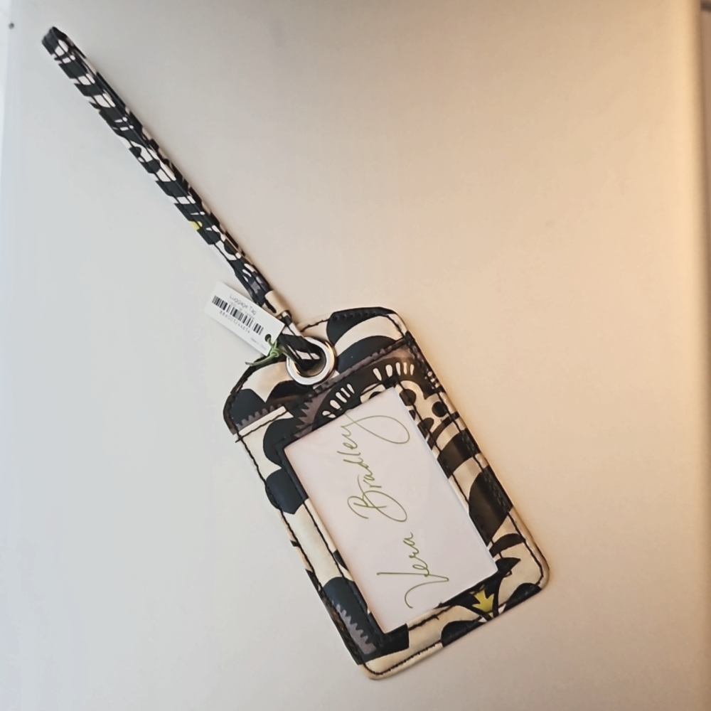 Vera Bradley Fanfare LUGGAGE TAG NWT.